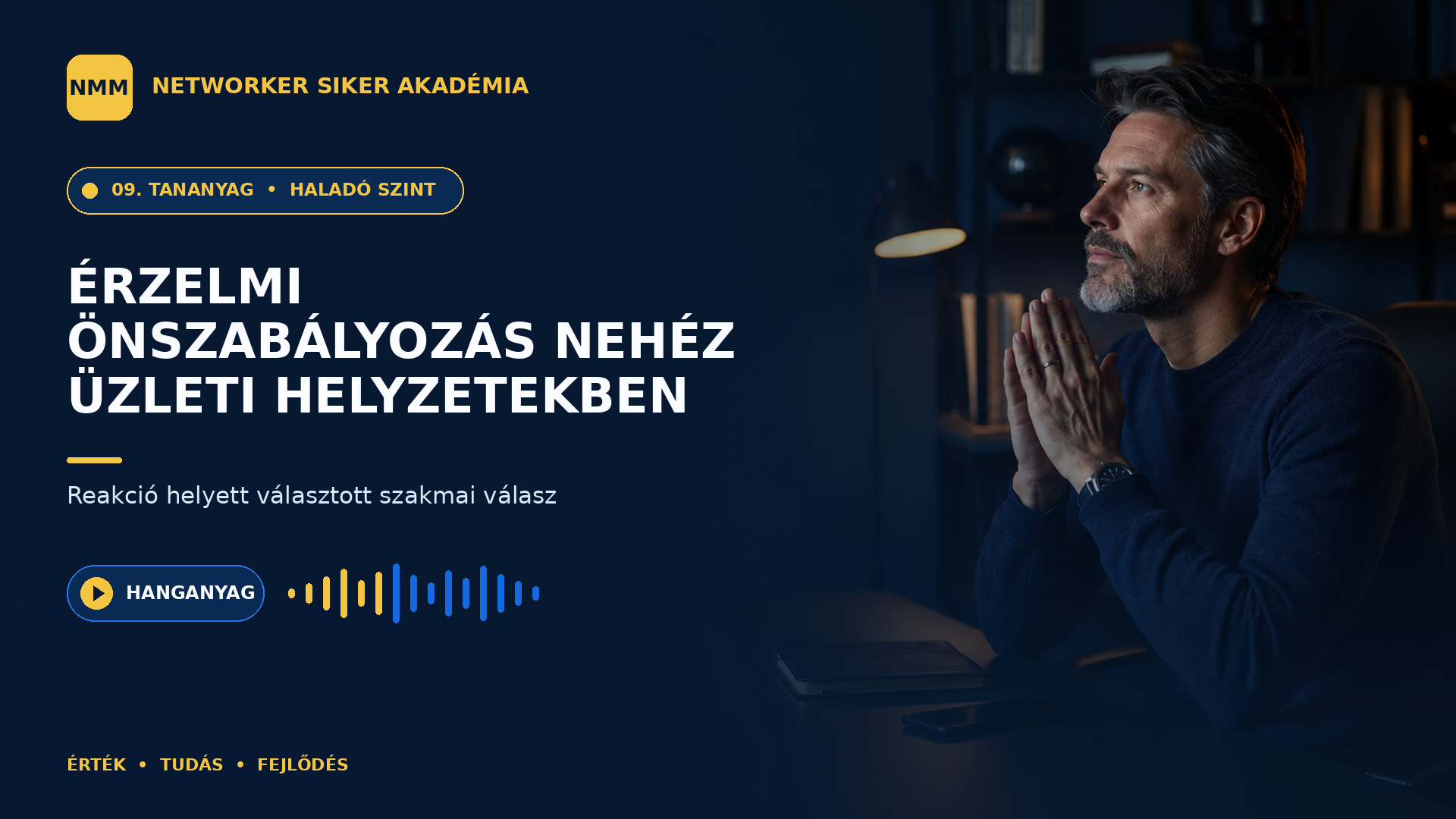 Érzelmi önszabályozás nehéz üzleti helyzetekben