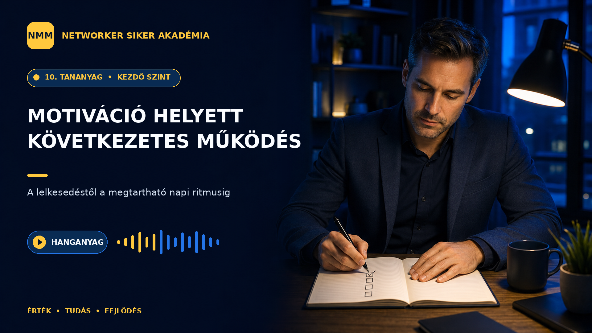 Motiváció helyett következetes működés