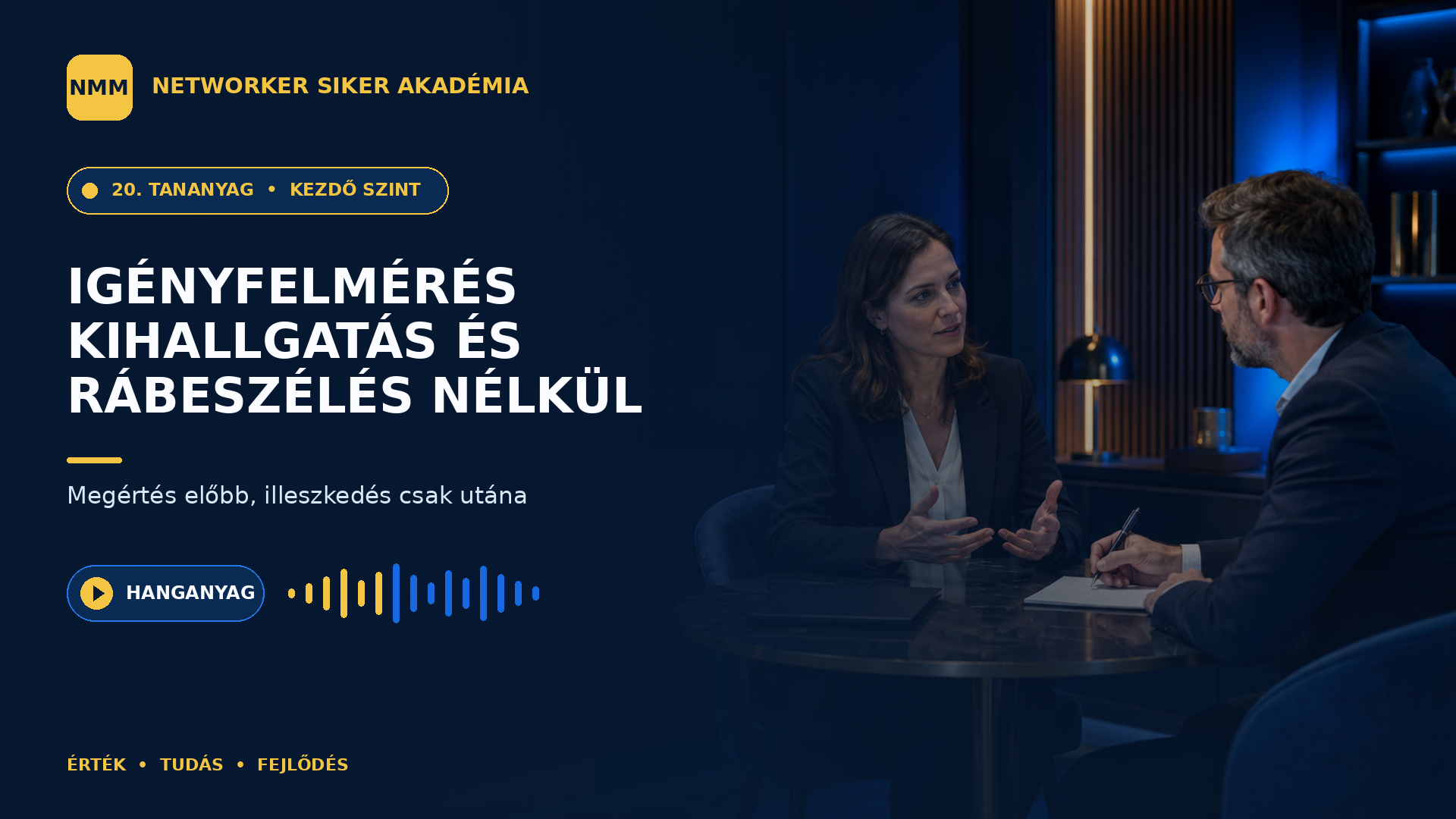 Igényfelmérés kihallgatás és rábeszélés nélkül
